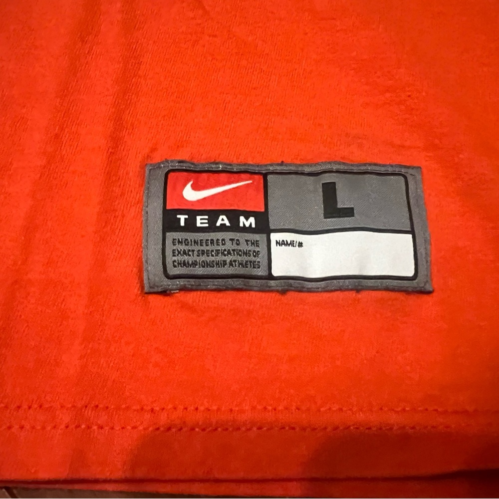 Nike Orange Miami Hurricanes Football Tee - Picture 3 of 7